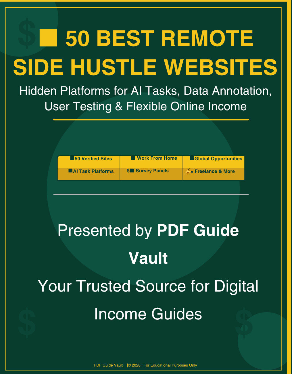 50 Best Remote Side Hustle Websites